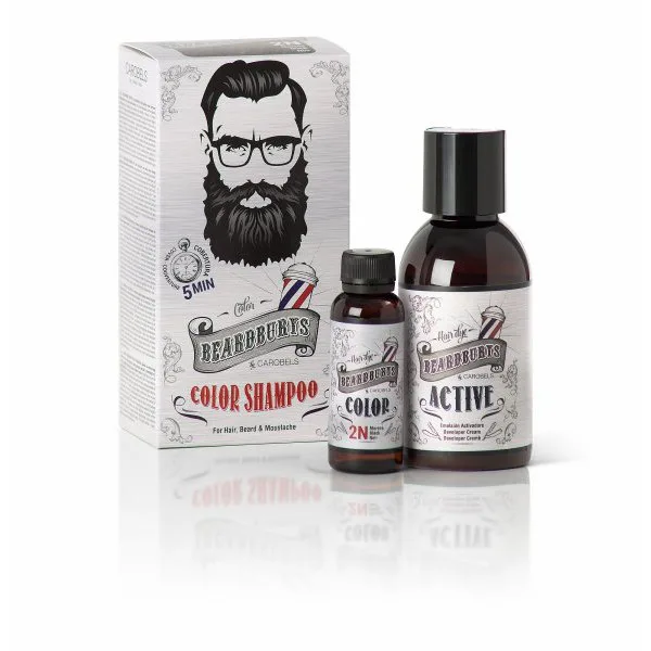 Beardburys šampon za bojanje kose i brade-crna