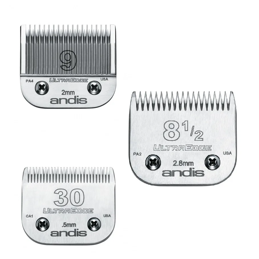 Andis UltraEdge – Set od 3 glave (0,5 / 2 / 3,2 mm)