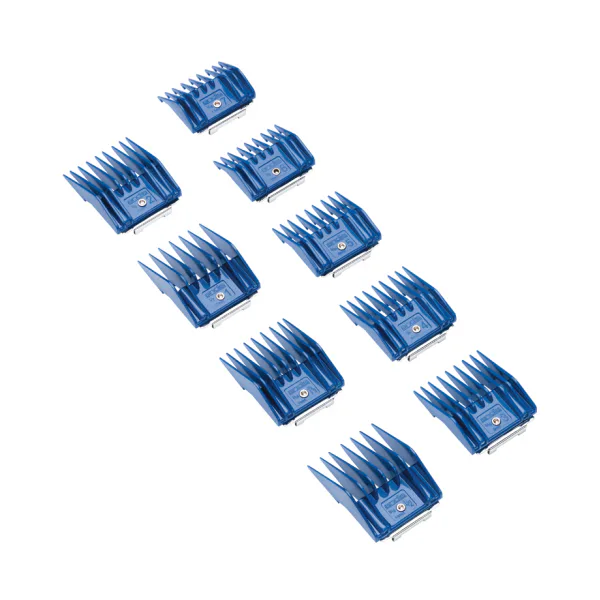 Set plastičnih češljeva Andis s metalnom kopčom - set I (1,5-14 mm)