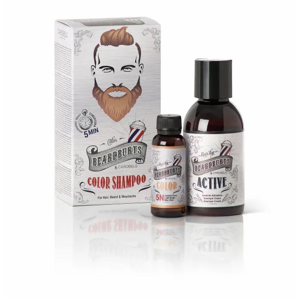 Beardburys šampon za bojanje kose i brade - svijetlo smeđa