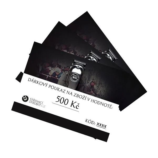 Poklon bon u vrijednosti od 500 Kč