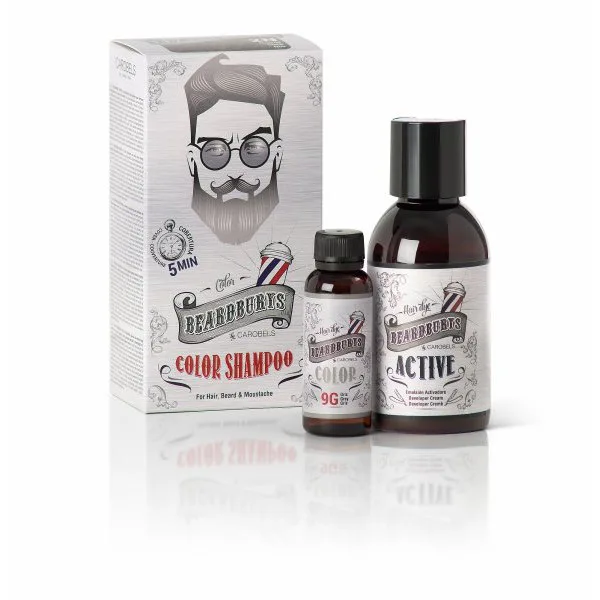 Beardburys šampon za bojanje kose i brade - sijeda