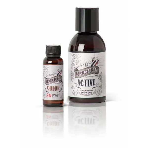 Beardburys šampon za bojanje kose i brade - tamno smeđa - Slika 2