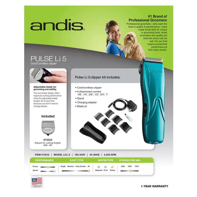 Andis Pulse Li 5 - Slika 4