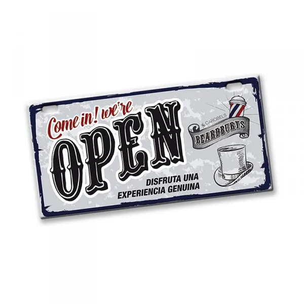 Natpis Open/Close Beardburys - Slika 2