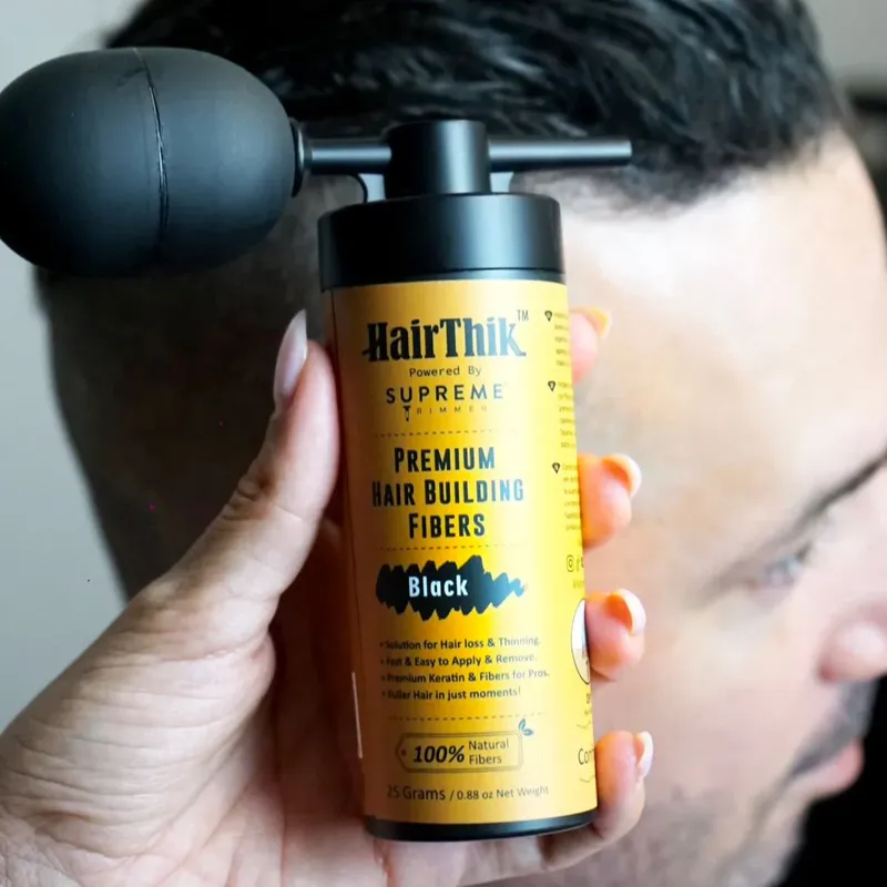 Vlakna za kosu s aplikatorom STpro Hair Thik za zgušnjavanje kose - Slika 5