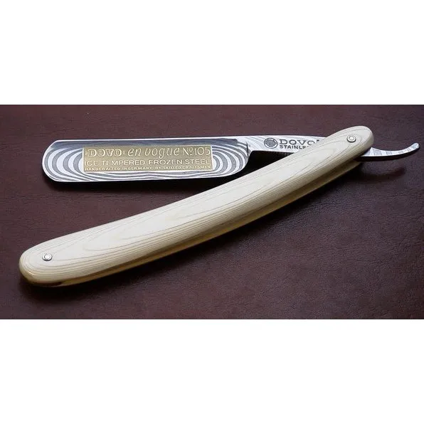 Brijačica DOVO Solingen 105 5865 R - micarta slonovača - Slika 3