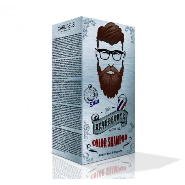 Beardburys šampon za bojanje kose i brade - tamno smeđa - Slika 3