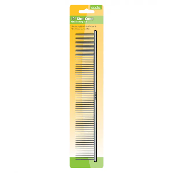Metalni češalj Andis za dlaku - jednostrani - 25 cm - Slika 3