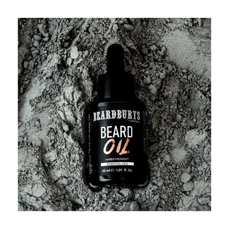 Ulje za bradu BEARDBURYS Amber Midnight - 30 ml. - Slika 4