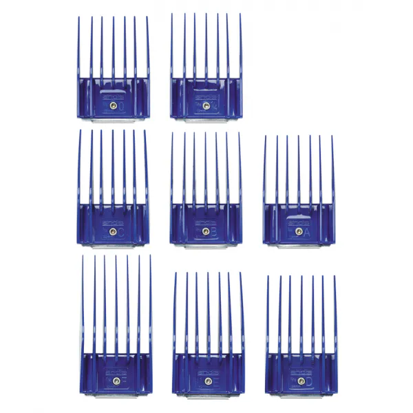 Set plastičnih češljeva Andis s metalnom kopčom - set II (16-32 mm) - Slika 3