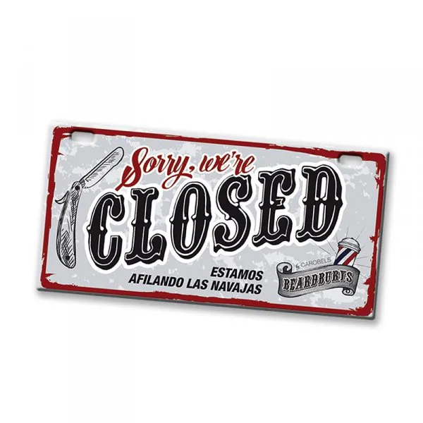 Natpis Open/Close Beardburys - Slika 1