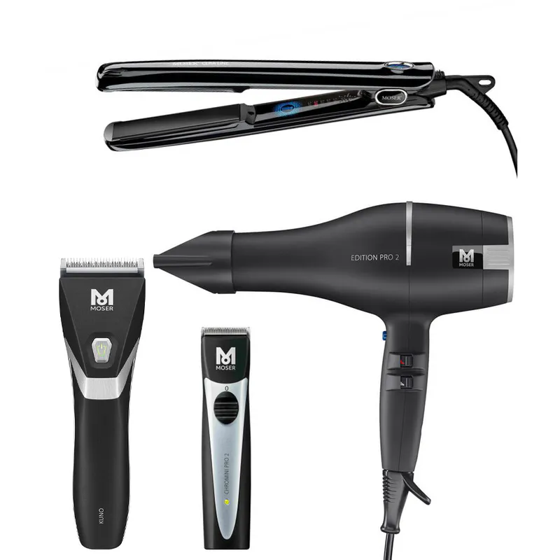 MOSER Ultimate Salon Set (Kuno + Chromini 2 + Edition Pro 2 + Ceraline) - Slika 1