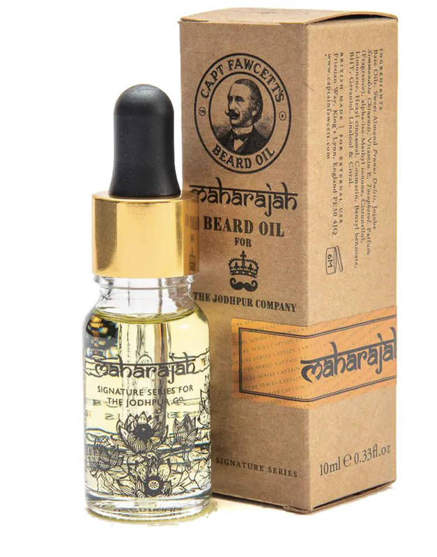 Ulje za bradu Cpt. Fawcett Maharajah (10 ml). - Slika 1