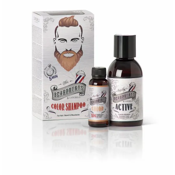 Beardburys šampon za bojanje kose i brade - svijetlo smeđa - Slika 1
