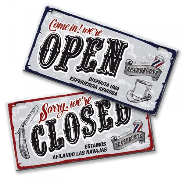 Natpis Open/Close Beardburys - Slika 3