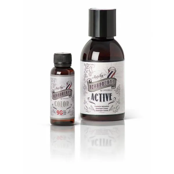 Beardburys šampon za bojanje kose i brade - sijeda - Slika 2