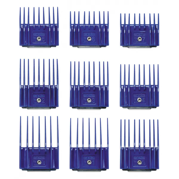 Set plastičnih češljeva Andis s metalnom kopčom - set I (1,5-14 mm) - Slika 3